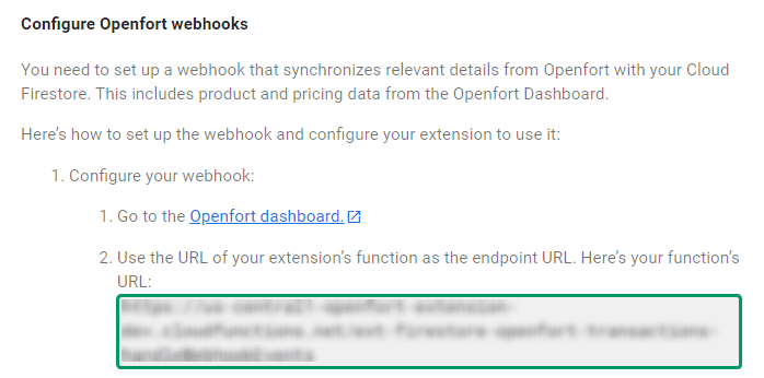 setup webhook