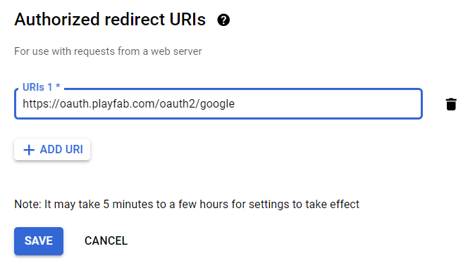 oauth url redirect